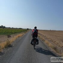 De ruta con la bici